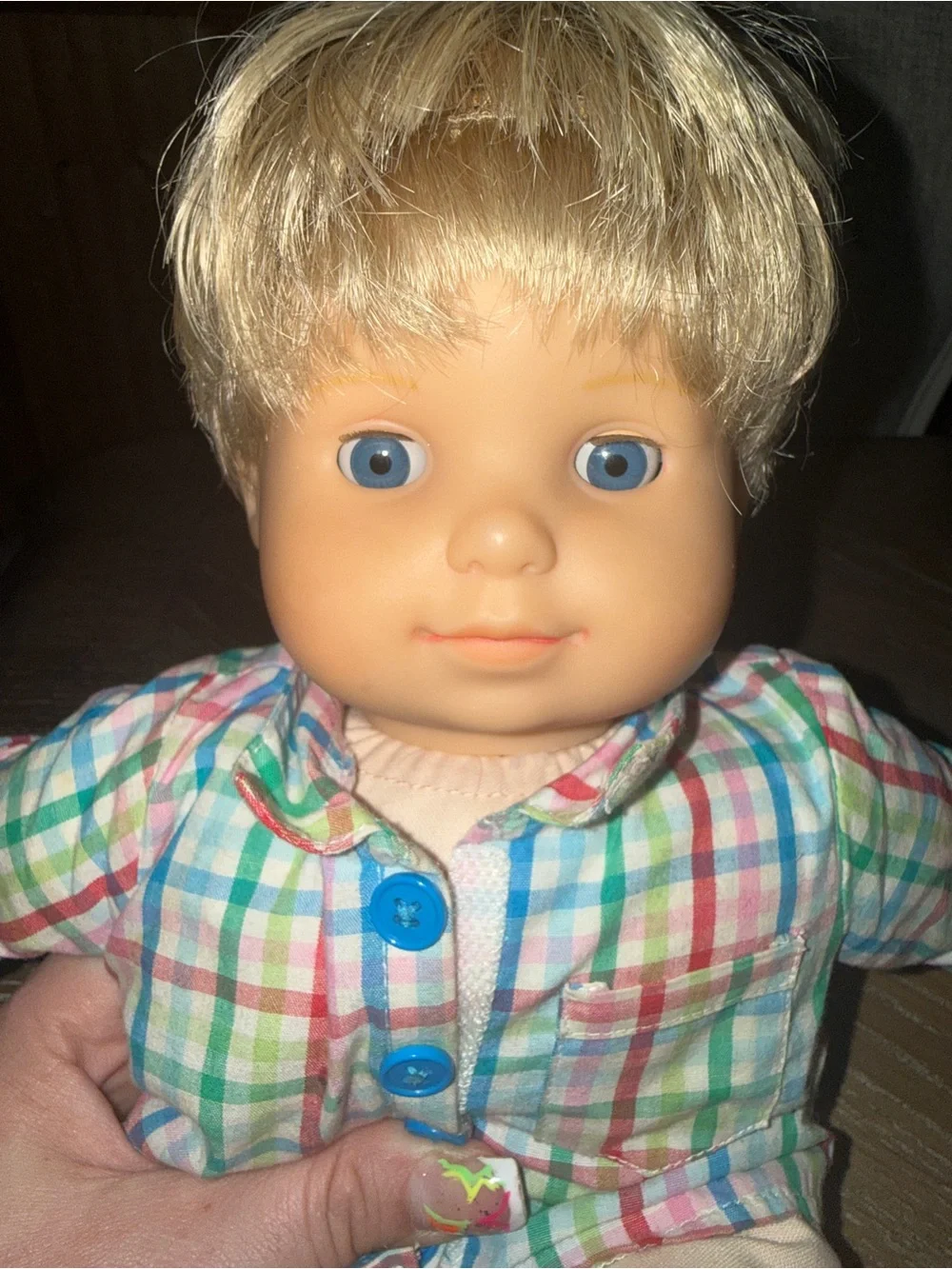 American Girl Doll Bitty Twin Boy Doll 2012 Blonde Hair Blue Eyes
